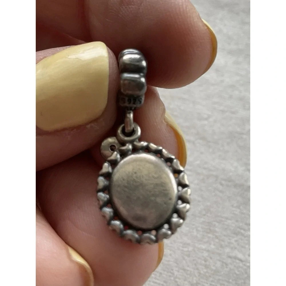retired Pandora Sweet Sister Dangle Charm ALE 925 Sterling Silver